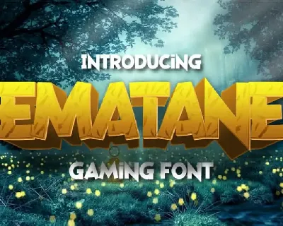 Ematane Display font