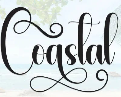 Coastal Script font