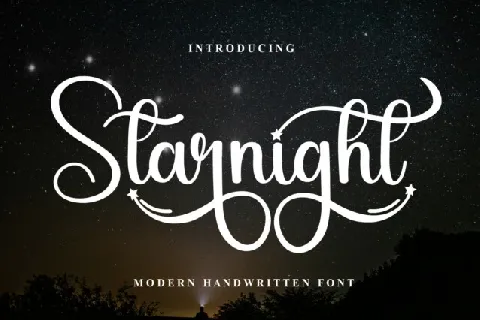 Starnight Script font