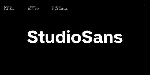 StudioSans Family font