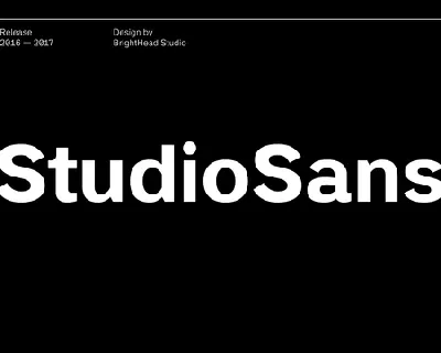StudioSans Family font