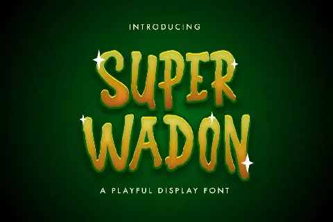 Super Wadon font