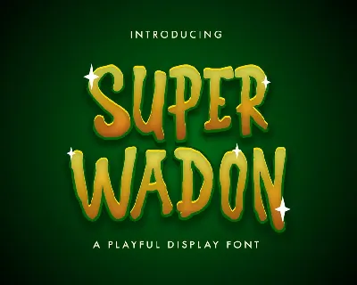 Super Wadon font