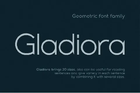 Gladiora Demo font