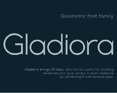 Gladiora Demo font
