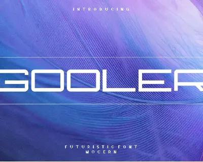 Gooler font