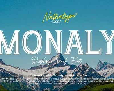 Monaly font