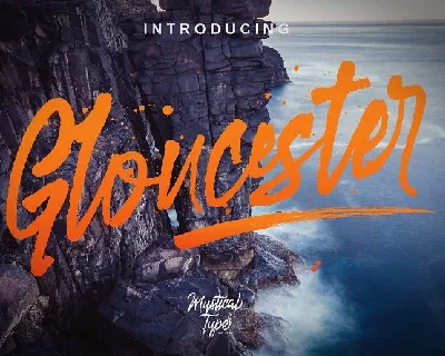 Gloucester Brush font