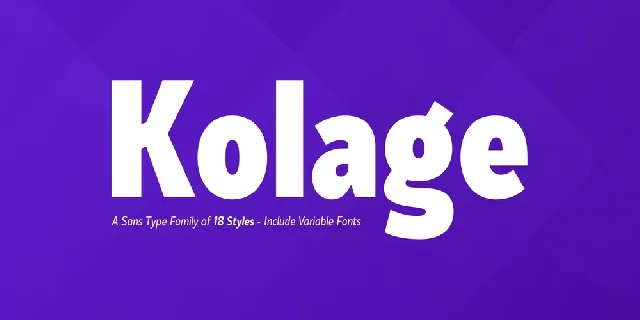 Kolage font