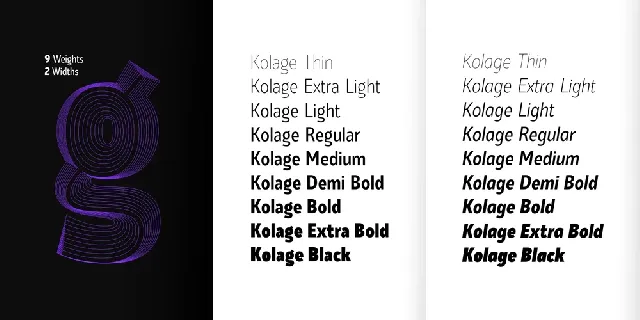 Kolage font