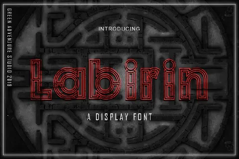 Labirin font