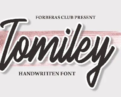 Tomiley font