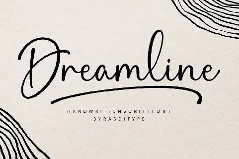 Dreamline font