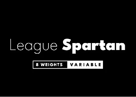 League Spartan font