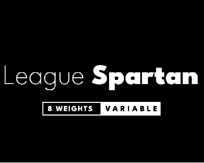 League Spartan font