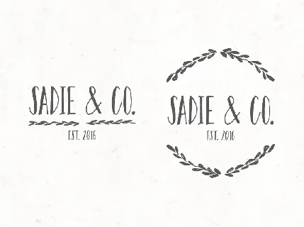 Sadie Sans font