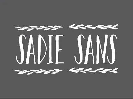 Sadie Sans font