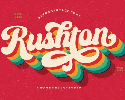 Rushton font