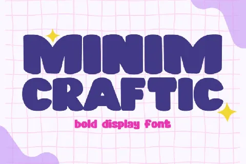 Minim Craftic font