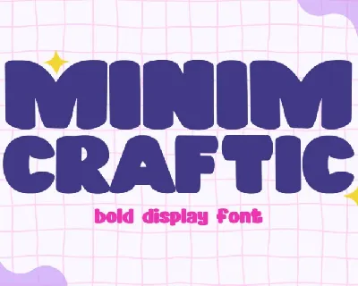 Minim Craftic font