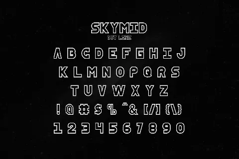 SkyMid font