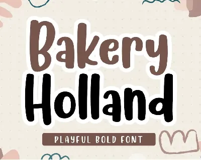 Bakery Holland font