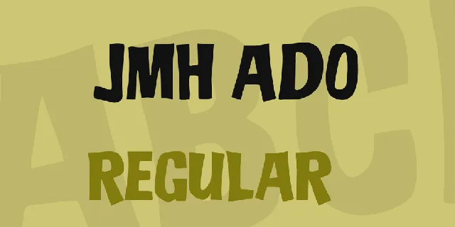 JMH ADO font