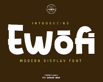 Ewofi font