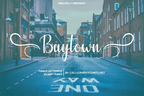 Baytown font