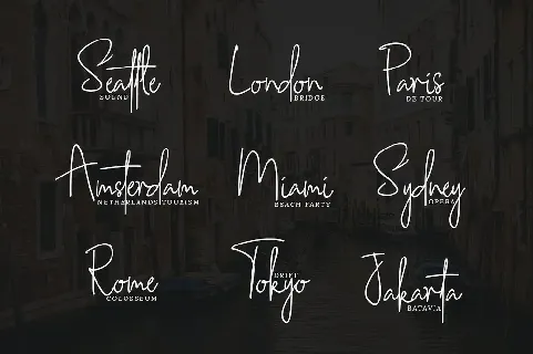 Southampton Signature Style font