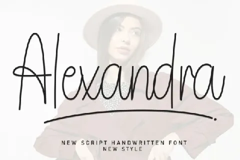 Alexandra Script Typeface font