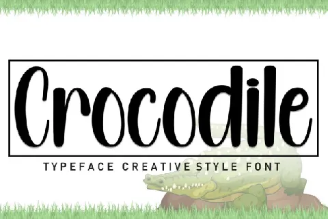Crocodile Display font