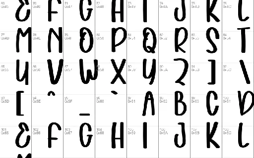 Scoots Domino font