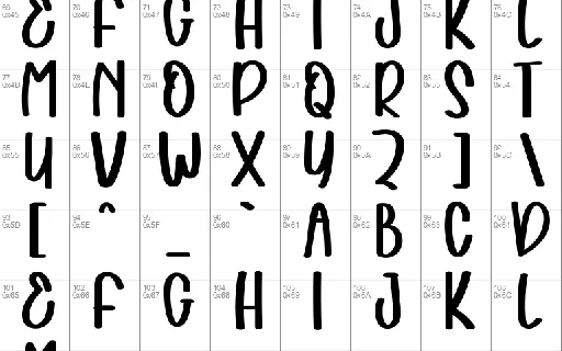 Scoots Domino font