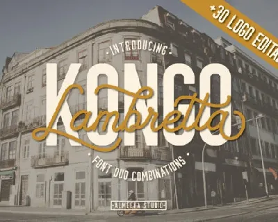 Lambretta Kongo Duo font