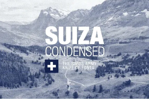 Suiza Condensed font