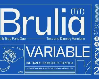 Brulia font