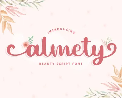Almety font