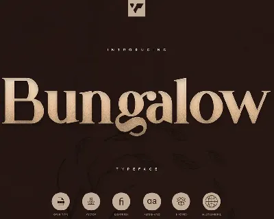 Bungalow font