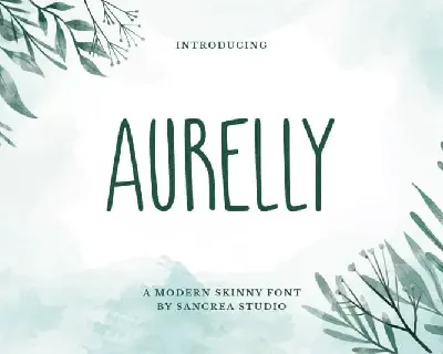 Aurelly Display font