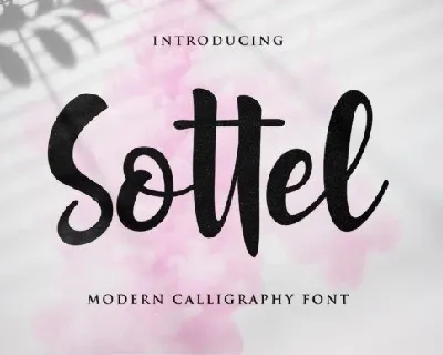 Sottel Bold Calligraphy font