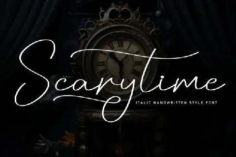 Scarytime Script font