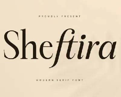 Sheftira font