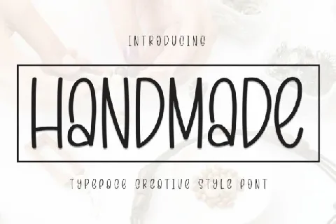 Handmade Display Typeface font