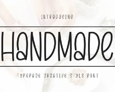 Handmade Display Typeface font