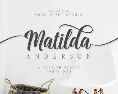 Matilda Anderson Duo Free font