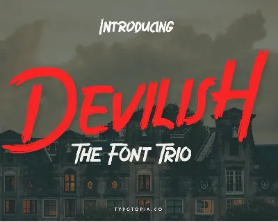 Devilish font