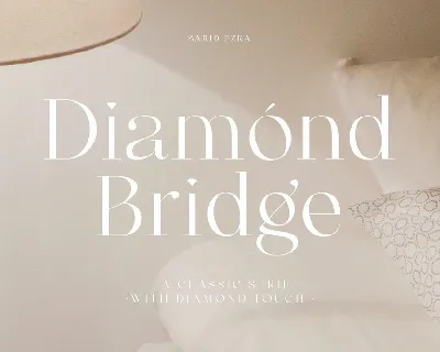 Diamond Bridge font