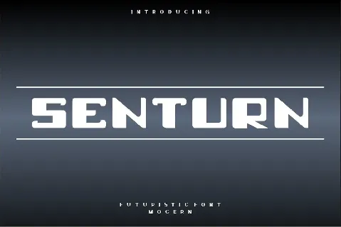 Senturn font