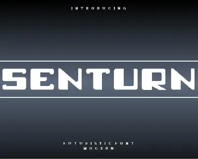 Senturn font